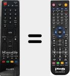 Replacement remote control for LE409213
