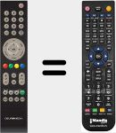 Replacement remote control for 2299-595