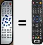 Replacement remote control for REMCON353