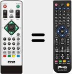 Replacement remote control for RT 160 (RT0160)
