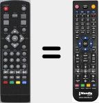 Replacement remote control for HD25HDMI