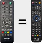 Replacement remote control for SNT850HD