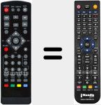 Replacement remote control for DT-4020HD