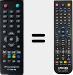 Replacement remote control for FT600 HD