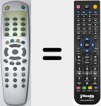 Replacement remote control for M3 COMBO