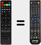 Replacement remote control for TFH9900