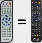 Replacement remote control for TV-5620-85