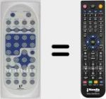 Replacement remote control for UNI001