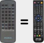 Replacement remote control for AVER002