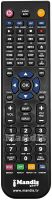 Replacement remote control Magnum DVD 8080 A
