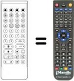 Replacement remote control UKV 505