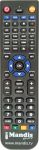Replacement remote control for HD IVR 5101S 1500