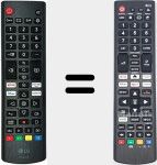 Universal remote control Universal TV LG