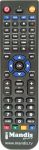 Replacement remote control for DVD-XXX