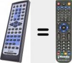 Replacement remote control for RRMCGA162AWSA