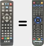 Replacement remote control for ZAP26510K-L