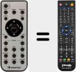 Replacement remote control for iTuner320BT