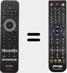 Replacement remote control for RC 2143801 / 01 (313922852871)