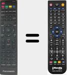 Replacement remote control for LTV058