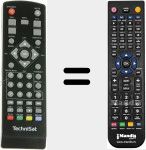 Replacement remote control for 2534810000100