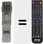 Replacement remote control for RRMCGA460WJSA