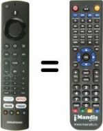 Replacement remote control HVS57088