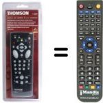 Replacement remote control Continental Edison VPH 6600 N