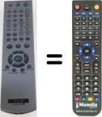 Replacement remote control Sony DVP-M50