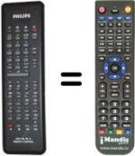 Replacement remote control Philips 26CS3385-02Z