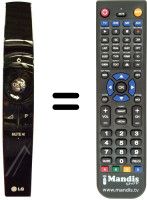 Replacement remote control LG 47LX9500
