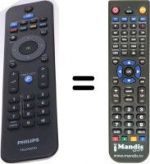 Replacement remote control Philips 32HFL3233D / 10