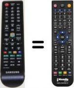 Replacement remote control Samsung PS42P2SX/XEC