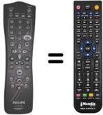 Replacement remote control Philips VR600