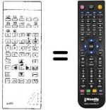 Replacement remote control TP 661