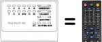 Replacement remote control TP 300-GRUNDIG