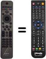 Replacement remote control Philips 996510038668