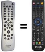 Replacement remote control Philips VR805 / 16