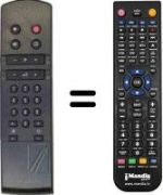 Replacement remote control Philips RC6802