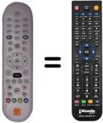 Replacement remote control Samsung SHD-85