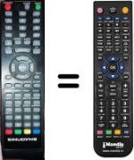 Replacement remote control Sinudyne SYU32K300