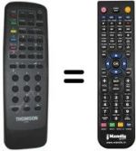 Replacement remote control Telefunken 7331