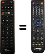Replacement remote control TS6815