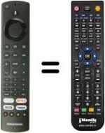Replacement remote control HVS57088