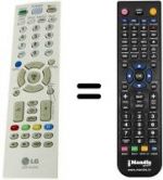 Replacement remote control HVS51375