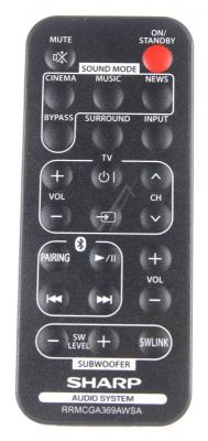 Original remote control SHARP RRMCGA369AWSA