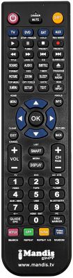 Replacement remote control MERSAT HD Replacement remote control MERSAT HD