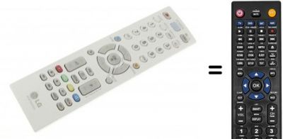 Replacement remote control LG 42LW659S Replacement remote control LG 42LW659S