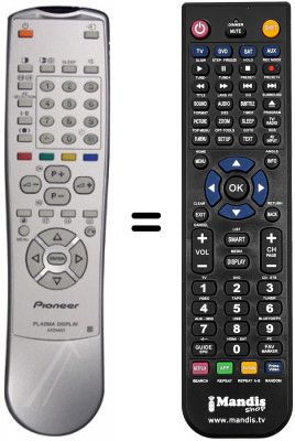 Replacement remote control Pioneer PDP433HDE