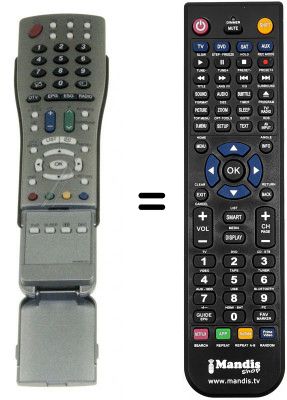 Replacement remote control Sharp LC-37GD9E