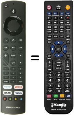 Replacement remote control HVS57088